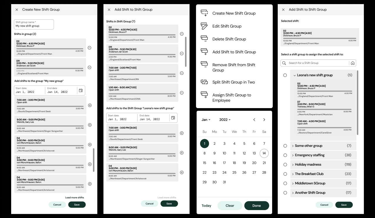 Adopted component updates