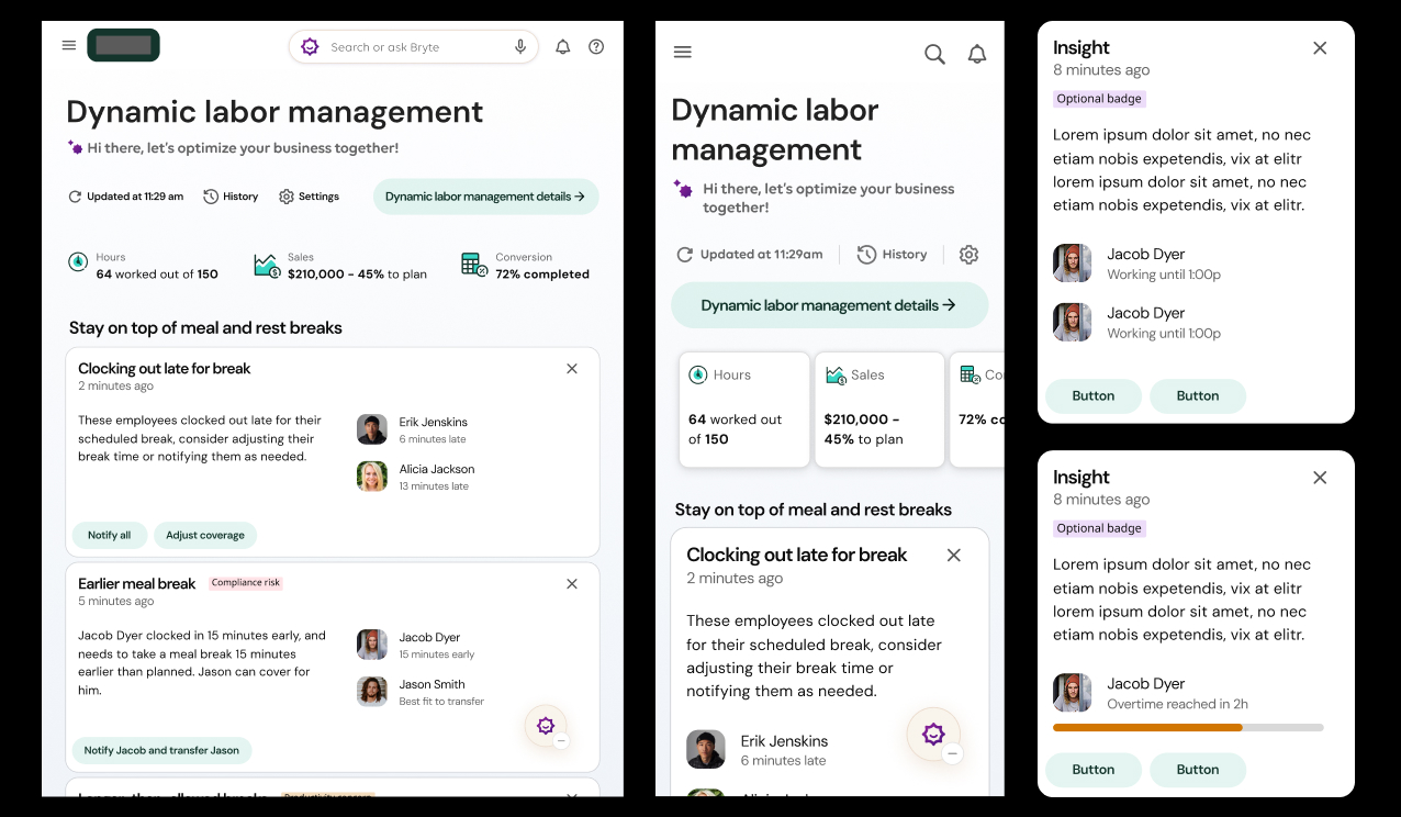 Adopted component updates
